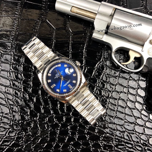 勞力士女士手錶 Rolex新款勞力士星期日曆型全自動機械腕表  gjs1848